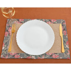 Jute Dinning Set With Border- Flowrence