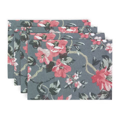 Printed CottonRe Revrsable Dinning Set - Flowrence