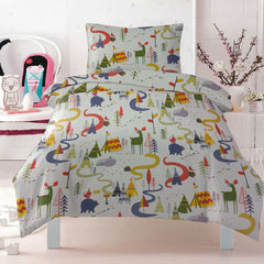 Safari Park Printed Kids Comforter set
