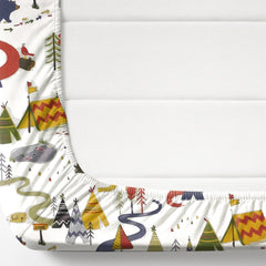 Safari Park Printed Kids Fitted Sheet set