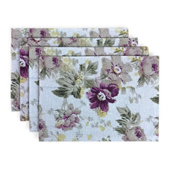 Printed Cotton Revrsable Dinning Set - Brookblad Flowral