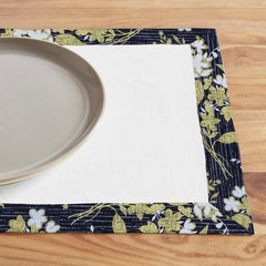 Cotton Dinning Set with Print Bordered- Sunshine