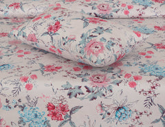 Printed Double Bed sheet Set Rose Garden