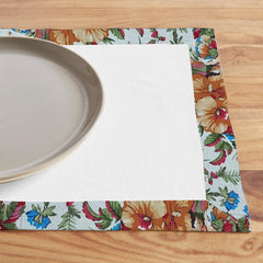 Cotton Dinning Set with Print Bordered- Jasmin