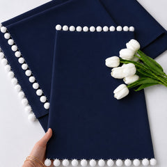 Luxury Cotton Dinning Set With Cute Pom pom - Vavy