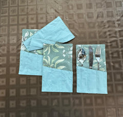 Green Garden With Aqua Color Cutlerey Set