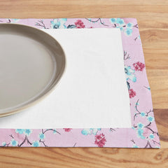 Cotton Dinning Set with Print Bordered- New Rose Garden