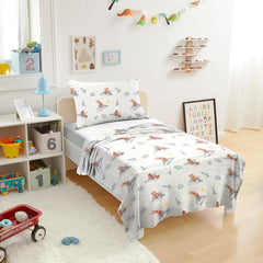 Printed Kids Bed sheet Set - Mr Tom