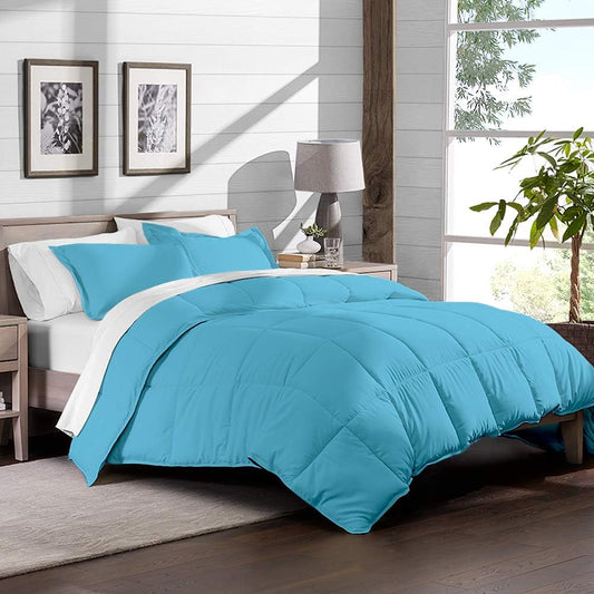 Aqua Blue Summer Comforter Set