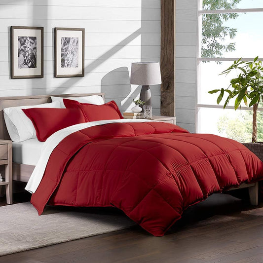 Burgundy Summer Comforter Set