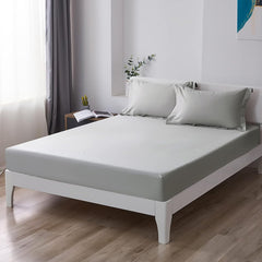 Silver Egyptian Cotton Fitted Sheet Set - 99 Bedding Store