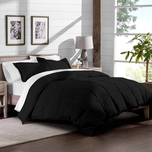 Black Summer Comforter Set