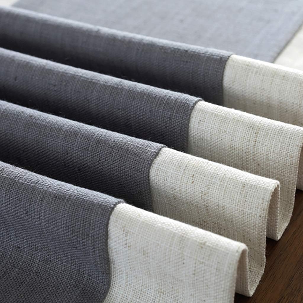 Jute Table Runner- White And Grey - 99 Bedding Store