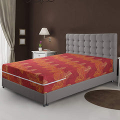 100% Cotton Printed Zipper Mattress Cover -