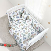 6 Pcs Printed Baby cot set- The Dino
