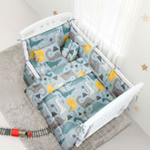 6 Pcs Printed Baby cot set- jurassic world