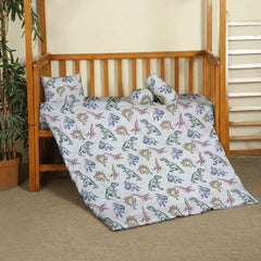 6 Pcs Printed Baby cot set- The Dino