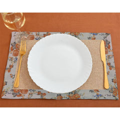 Jute Dinning Set With Border- Rose Garden Beige