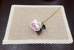 Jute Dinning Set With Cute Lace
