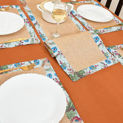 Jute Dinning Set With Border- Jasmin