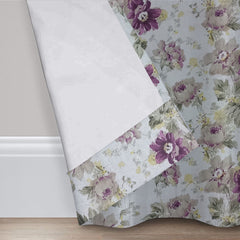 2 PCS PRINTED BLACKOUT CURTAIN BROKKBLAD FLOWRAL