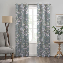 2 pcs Green Garden PRINTED BLACKOUT CURTAIN