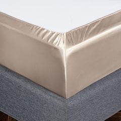 Luxury Cotton Satin 6 Pcs Flat Fitted sheet and Duvet Cover Set -