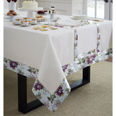 Cotton Dinning Set with Print Bordered- Brookblaid FlowraL