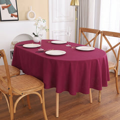 Elegant Grace Cotton Ovel Tablecloth | 100% Cotton