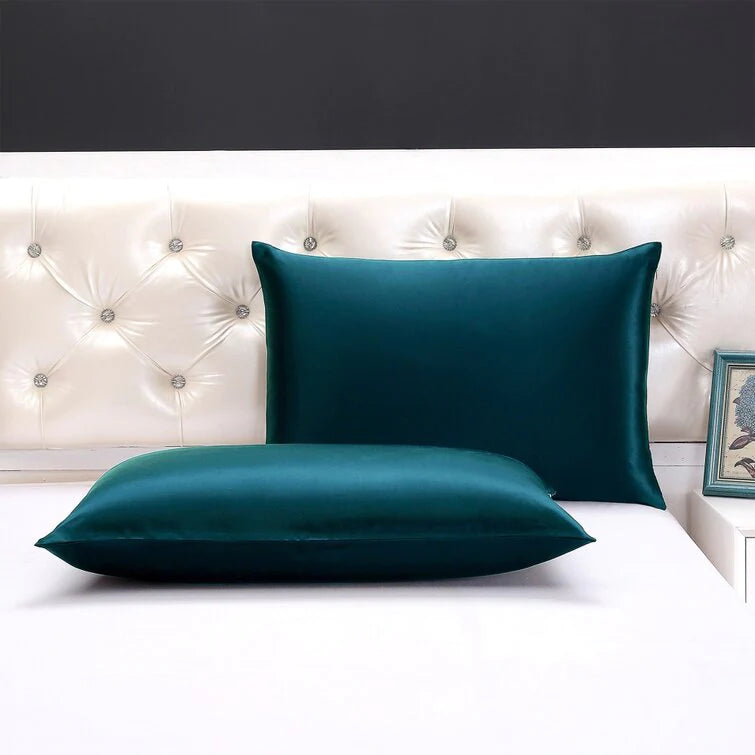 Mulberry Silk Pillowcase Pair Teal - 99 Bedding Store