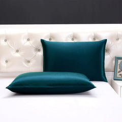 Mulberry Silk Pillowcase Pair Teal - 99 Bedding Store