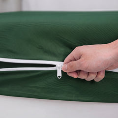 100% Cotton Zipper Mattress Cover - Emerald Green