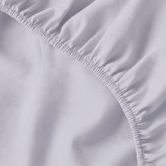 Silver Egyptian Cotton Fitted Sheet Set