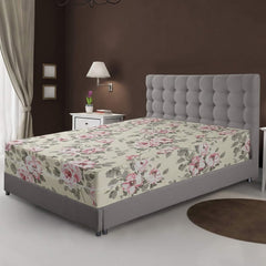 100% Cotton Printed Zipper Mattress Cover -