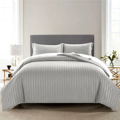 100% Cotton Satin Stripe Duvet Cover Sets