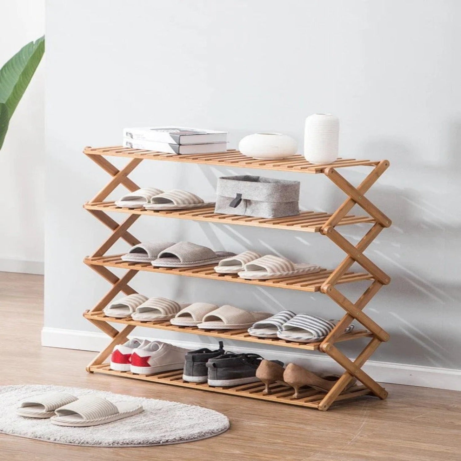 Multi Layer Fold-able Shoe Rack - 99 Bedding Store