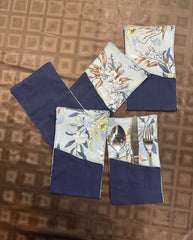 Roof Garden Navy Cutlerey Set