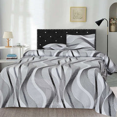 Printed Double Bed sheet Set Tryangle