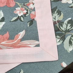 Printed Cotton Reversable Dinning Set - Flowrence Grey