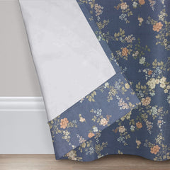 2PC PRINTED CURTAINS WITH LINING - Night Graden