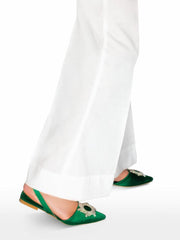 Womans Plain White Basic trousers Pajama