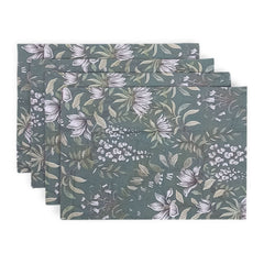 Printed CottonRe Revrsable Dinning Set - Victoria Sage