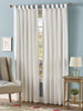 Pack Off 2 PC Plain Dyed Tab Top Curtains with lining-