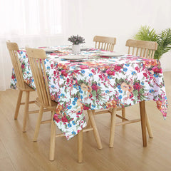 Decorative Printed Cotton Table Cover Jasmin Flowral