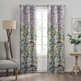 2PC PRINTED CURTAINS WITH LINING - AMEALIA