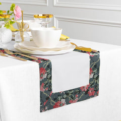 Cotton Dinning Set with Print Bordered- Flowrence