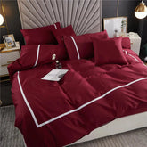 Plain Dyed Cotton 4 Season Duvet Set
