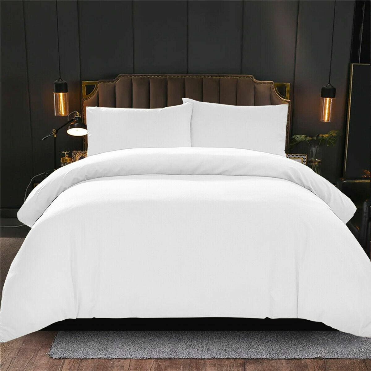 Plain Dyed Luxury Duvet White - 99 Bedding Store