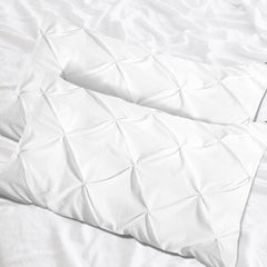 Luxury Cotton Pintuck Pillowcases Pack of 2 - 99 Bedding Store