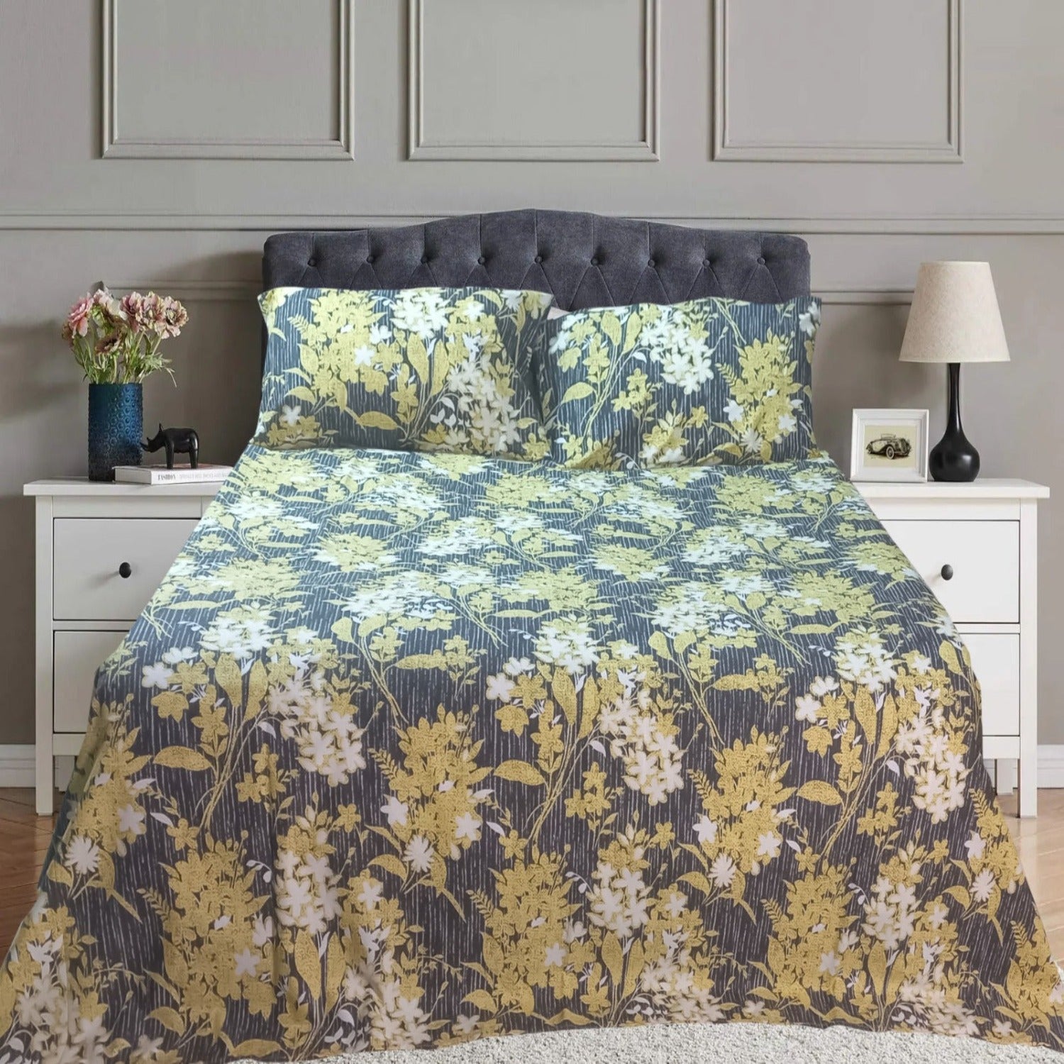 Cotton Double Bed sheet Sunshine - 99 Bedding Store